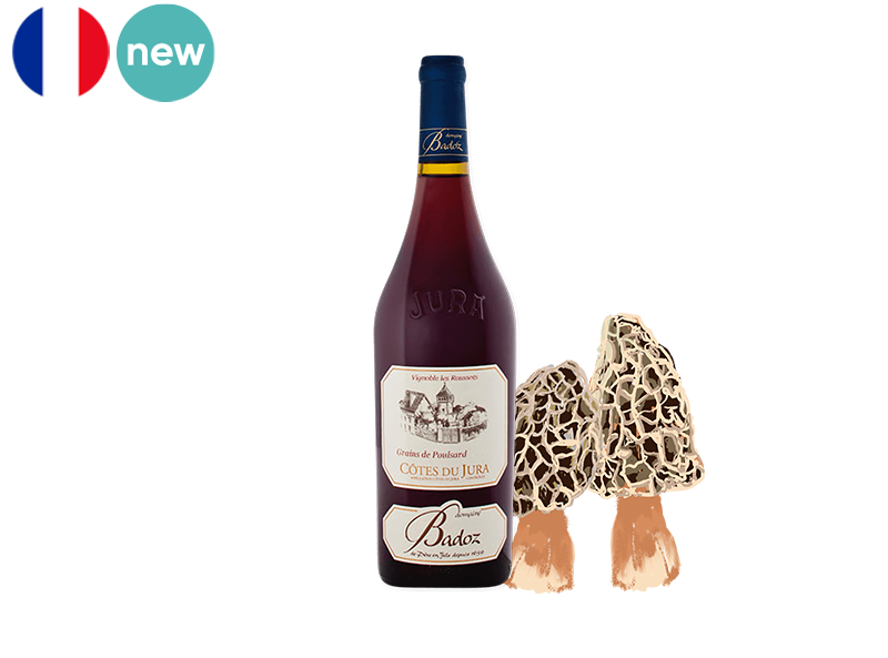 Côtes du Jura AOC, Grains de Poulsard Rubis, Domaine Badoz, 2022