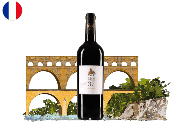 A - Languedoc AOC, Les 37 Rouge, Château Saint Martin de la Garrigue, 2022